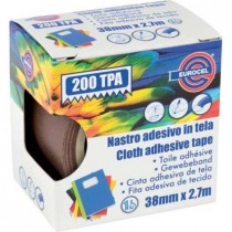 NASTRO ADESIVO IN TELA PLASTIFICATO TPA 19mm x 2,7mt MARRONE EUROCEL - Nastro adesivo telato EUROCEL® è un nastro Premium ideal