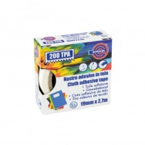 NASTRO ADESIVO IN TELA PLASTIFICATO TPA 19mm x 2,7mt BIANCO EUROCEL - Nastro adesivo telato EUROCEL® è un nastro Premium ideale