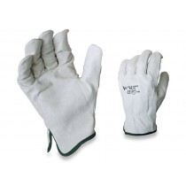 GUANTI FIORE EXTRAQUA 100% pelle bovino bianco QUALITA’ EXTRA con elastico stringipolso Taglia 10/XL - Guanto FIORE G/148EX 10
