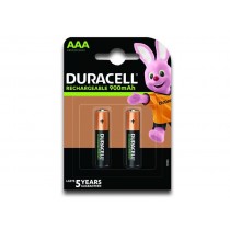 BATTERIA RICARICABILE AAA DURACELL 900mAh 1,2V 2 pezzi DURACELL - Capacità: 800mAhOre di utilizzo in un controller da gioco wir