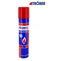 RICARICA ACCENDIGAS ATOMIC 300ml - Bomboletta ricarica gas butano per accendigas con 5 beccucci adattatori.  Contenuto: Gas bu
