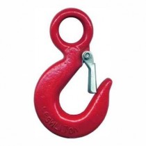 GANCIO OCCHIELLATO PER SOLLEVAMENTO CON SICUREZZA A MOLLA (TIPO C) 1600kg - 