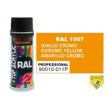 SMALTO SPRAY Top Professional 400ml GIALLO CROMO RAL1007 ECO SERVICE  - 