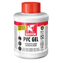 COLLA ADESIVO RAPIDO TIXOTROPICO per PVC rigido 125ml GRIFFON - Senza THF Rapido Non cola Tixotropico Riempitivo 