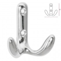 Gancio appendiabiti Mital-4020 Cromato lucido   - Larghezza: 50 mm
Altezza: 50 mm
Materiale: Zama pressofusa
Finitura: Cromato l