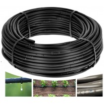 Buy TUBO IRRIGAZIONE A GOCCIA Ø 16mm NERO 50 metri con gocciolatore a pastiglia autopulente 