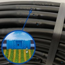 TUBO IRRIGAZIONE A GOCCIA Ø 20mm NERO 300 metri con gocciolatore a pastiglia autopulente IRRITEC - Tubi di polietilene PE per i
