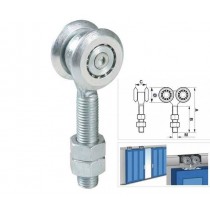 CARRELLO SCORREVOLE 2 CUSCINETTI 54mm - 