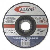 DISCO TAGLIO INOX LABOR Ø 115x6,0x22,23 LABOR - 