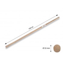 MANICO ZAPPINO TONDO Ø 32mm 140cm - 