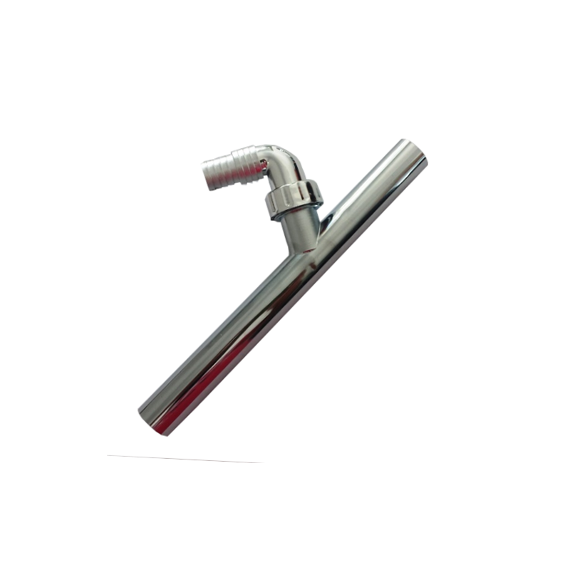CANOTTO CON ATTACCO SCARICO LAVATRICE Ø 32mm CROMATO - 