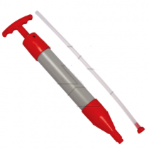 SIRINGA ASPIRAZIONE OLIO E CARBURANTE - Volume aspirato litri 0.5. In dotazione prolunga con Ø 12 mm e lunghezza 350 mm