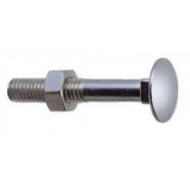 BULLONE CAVICCHIA DIN603 classe 4.8 ZINCATO mm 10x110 con dado - 