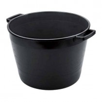 CASSA MACERIE TONDA Ø 34cm H 48cm NERA - 