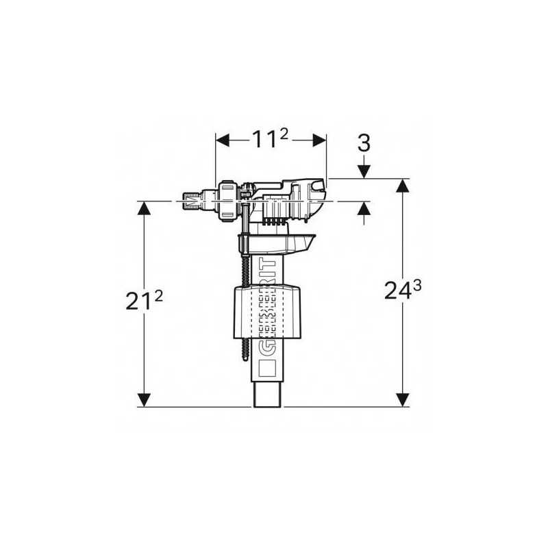 Buy Rubinetto galleggiante GEBERIT Combifix per cassetta da incasso WC 