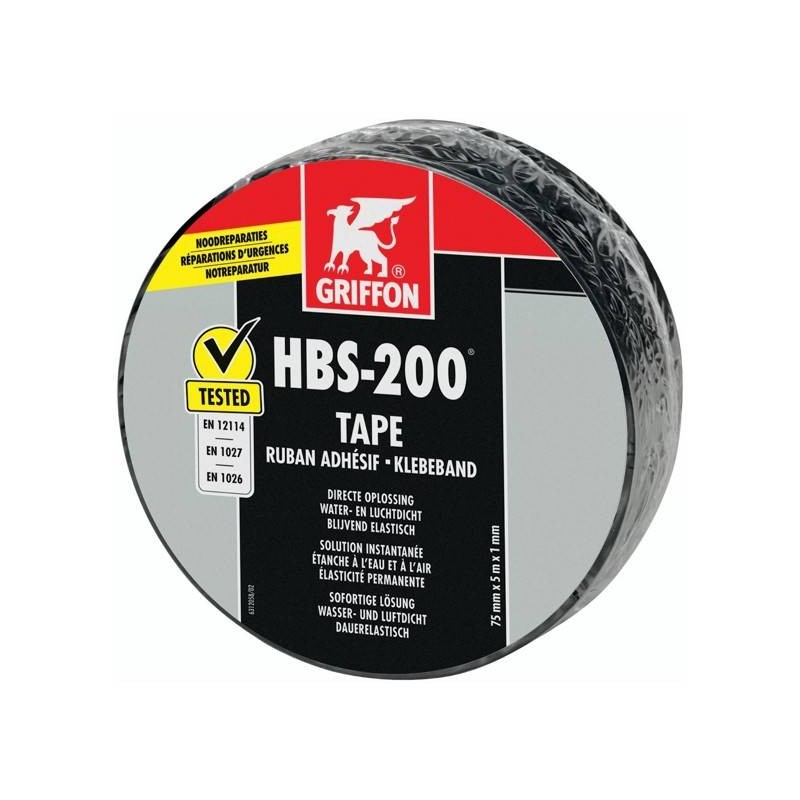 Buy Nastro autoagglomerante Griffon HBS-200 tape elastico ed impermeabile per riparazioni 5 metri 