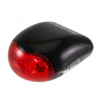 Fanalino posteriore BRN rosso per bicicletta 3 Led 3 funzioni   - Fanalino rosso per bicicletta
Fanale posteriore bici a batteri
