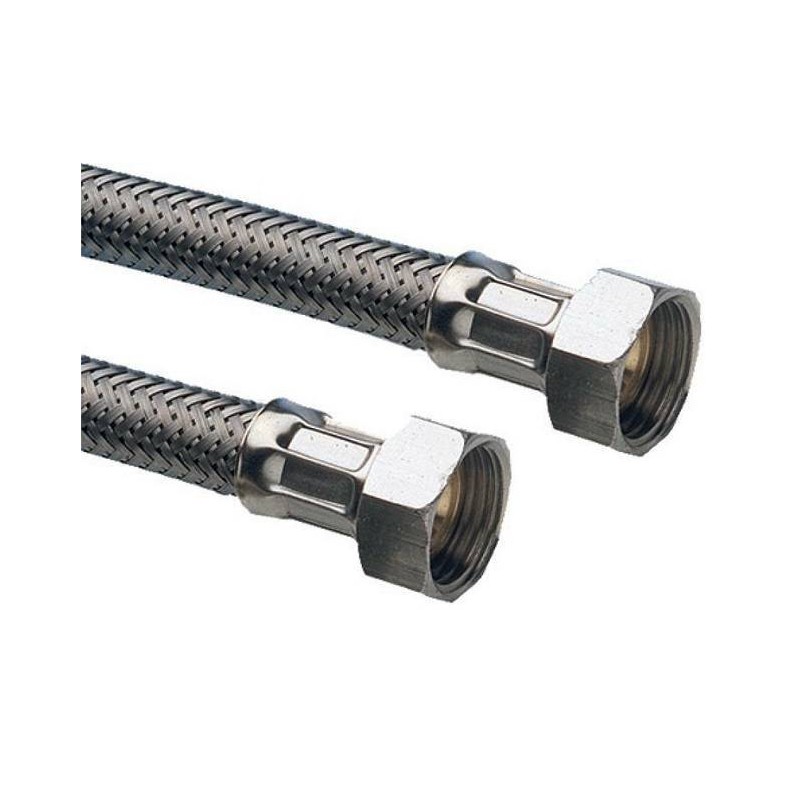 Buy Tubo flessibile acciaio inox attacco FF 3/8" lunghezza 15cm per il collegamento rubinetto 