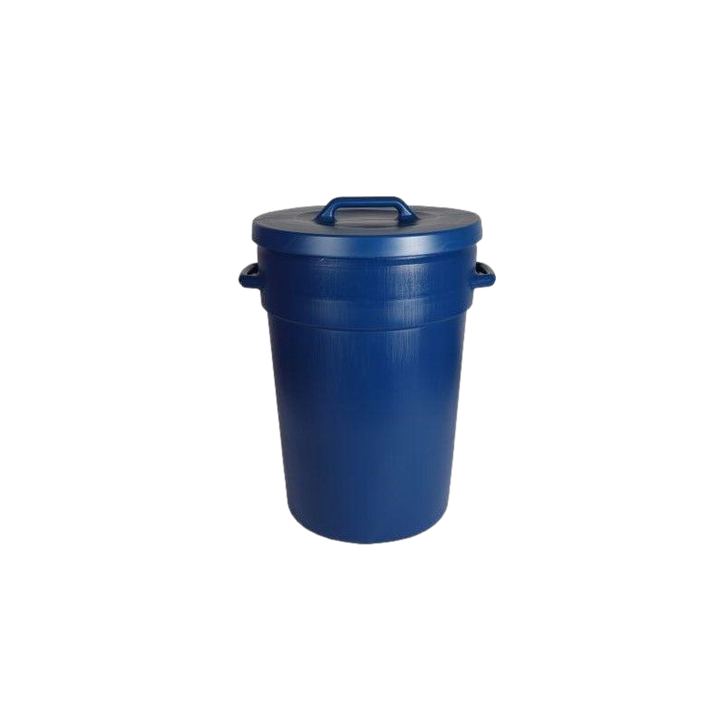 Buy Bidone contenitore per rifiuti multiuso ECHO BLU 70 LT con coperchio 