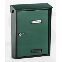 CASSETTA POSTALE CON TETTO VERDE SILMEC - 