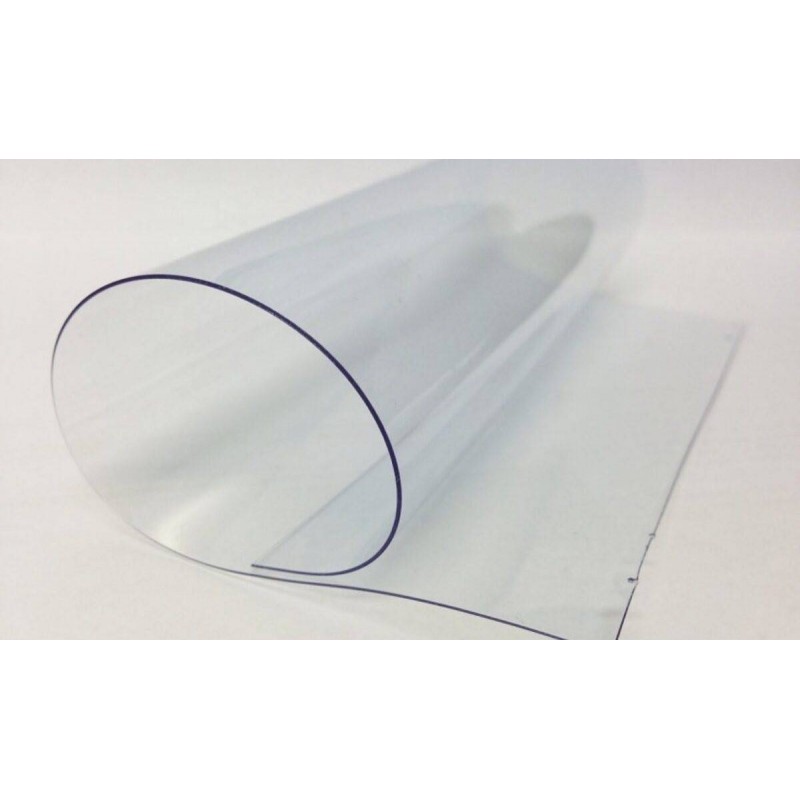 Lastra PVC trasparente flessibile spessore 3mm altezza 150 cm