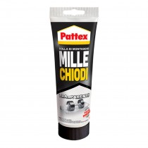 Mastice adesivo di montaggio MILLECHIODI TRASPARENTE 200g PATTEX - La colla potente è trasparente una volta asciugata – per ga