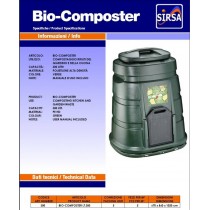 Buy Compostiera BIO-COMPOSTER LT 300 Verde 