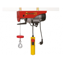 Paranco elevatore montacarichi elettrico monofase TIRATUTTO max 200 kg, cavo 18 mt   - Paranco levatore monofase max. 200 kg 
Po