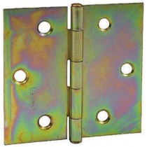 Cerniera quadra in acciaio tropicalizzato con perno fisso 90x90 mm - Cerniera in acciaio tropicalizzato con perno fisso (non s