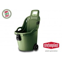 Carrello giardino Helpy Cart - Pratico, robusto e maneggevole, ideale per raccogliere foglie, l’erba tagliata, trasportare fio