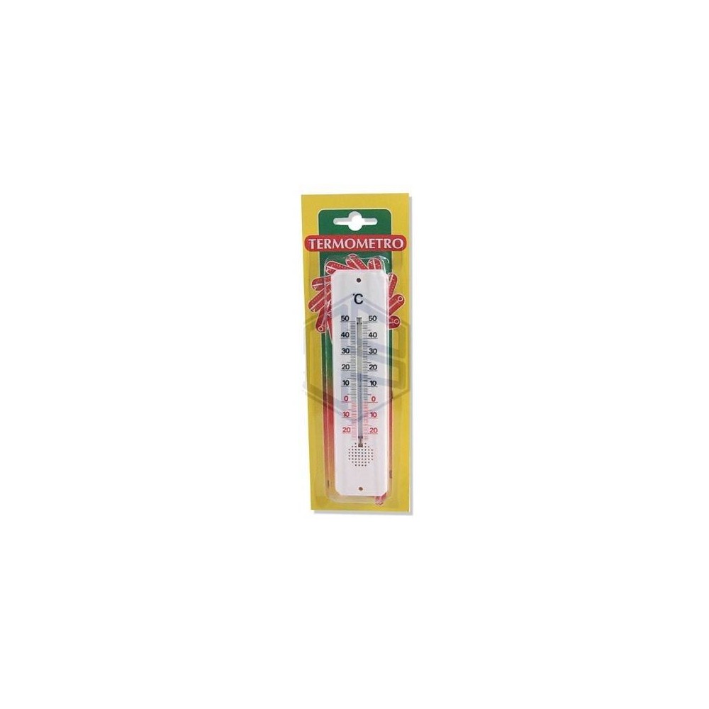 Termometro in ABS con visualizzazione della temperatura minima e massima - Termometro da parete in plastica elegante e affidab