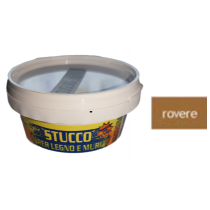 Stucco pronto in pasta per legno e muro per interni 250g - Rovere - 
