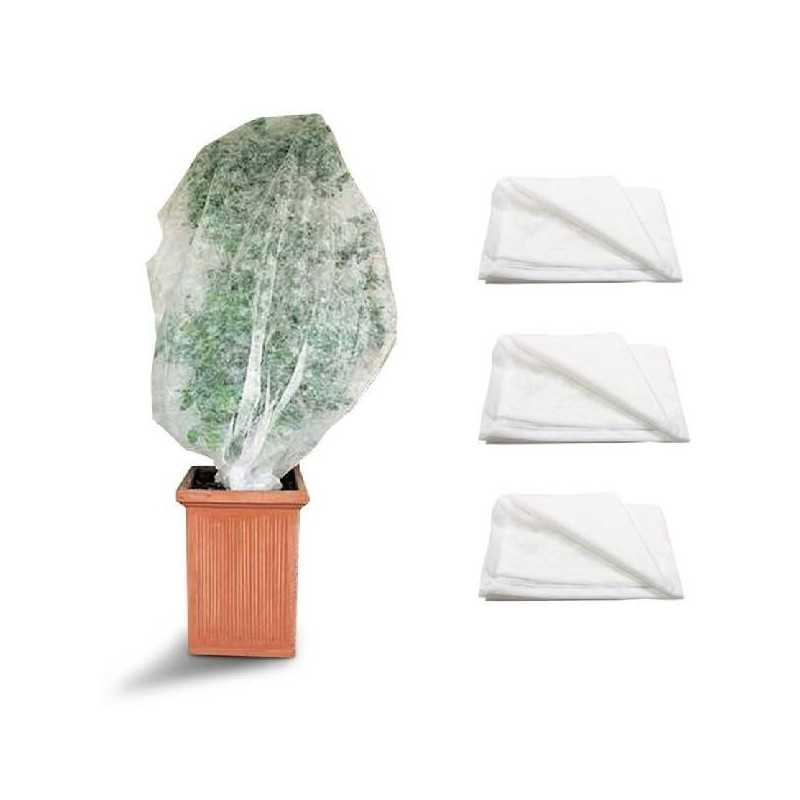 Buy Cappuccio in tessuto protezione piante antigelo traspirante cm 50x100 4 pezzi 