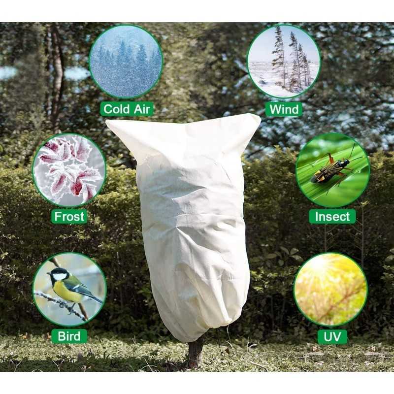 Cappuccio in tessuto protezione piante antigelo traspirante 45g /mq cm 180x200 1 pezzo VERDEMAX  - 
Permette di proteggere dal g