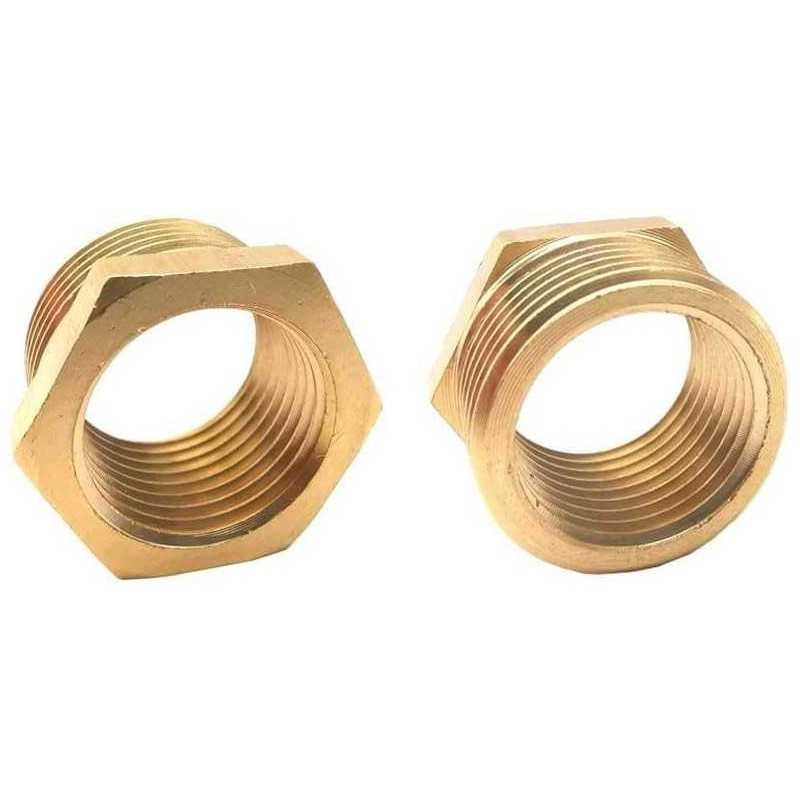 Buy Riduzione in ottone 1/2" Maschio x 3/8" Femmina - raccordo filettato per acqua, gas, aria compressa, carburante, olio 