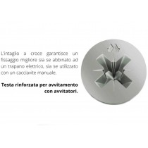 Viti panel-vit zincate TSP - 5x120 - per legno e truciolare MUSTAD  - ✅ Vite universale lubrificata adatta per l’avvitamento sen