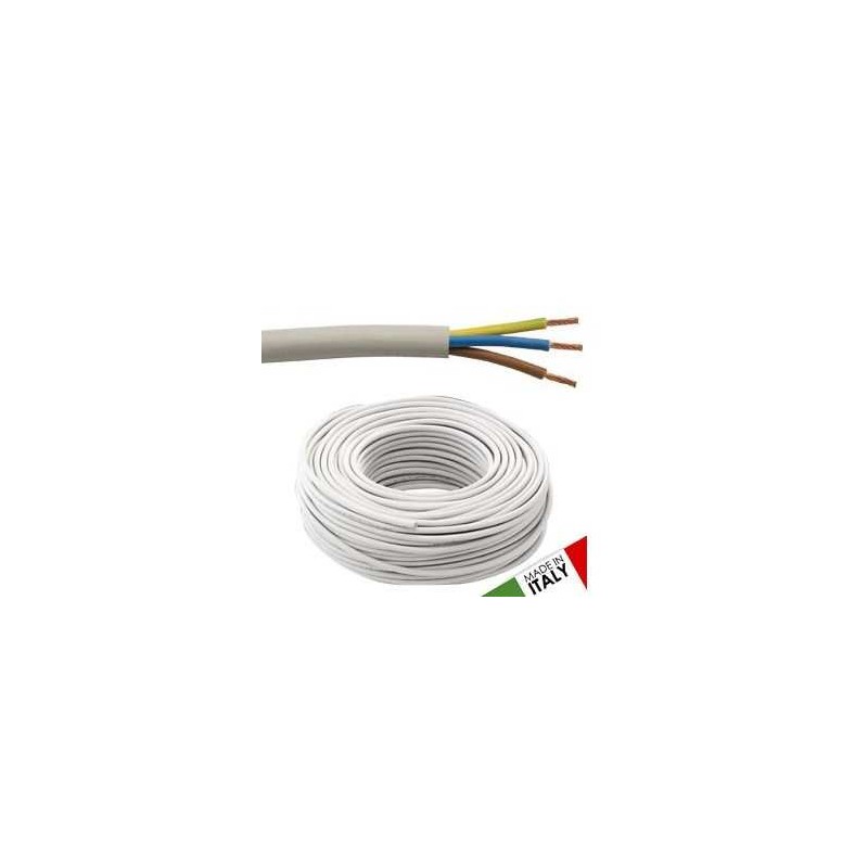Buy Prolunga cavo elettrico tripolare in PVC filo in rame 3x1,0, 25 metri 