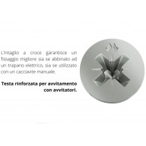 Viti panel-vit zincate TSP - 6x40 - per legno e truciolare MUSTAD - ✅ Vite universale lubrificata adatta per l’avvitamento senz