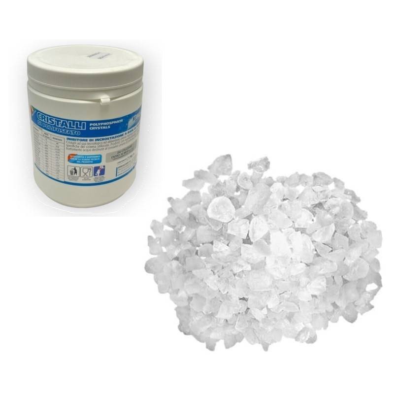 Buy Polifosfati in cristali 1000g per filtri anticalcare proteggi lavatrice, lavastoviglie e caldaie 