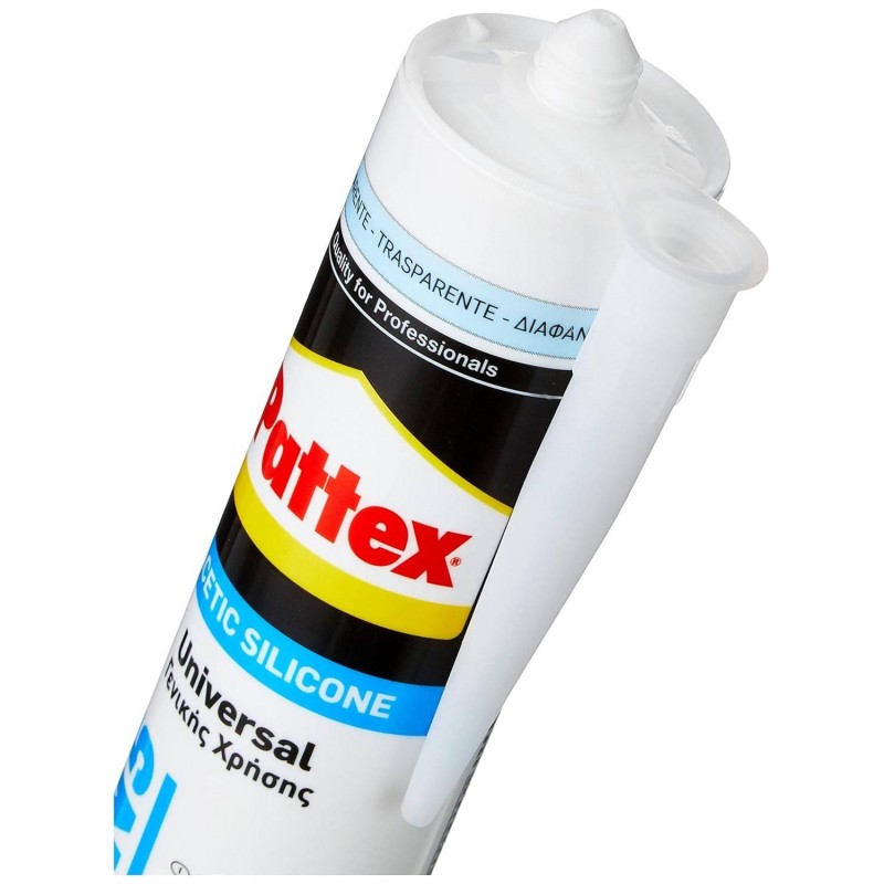 Buy Silicone sigillante acetico antimuffa per bagni e infissi resistente alla muffa 280ml PATTEX Silicon 5 - Bianco 