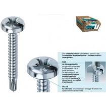 Buy Vite autoperforante ed autofilettante DRILLEX® testa cilindrica a croce - 3,5x13 - per lamiere, profilati metallici e PVC 