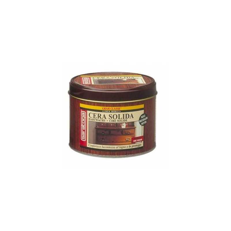 Cera d'api Saratoga crema pasta per lucidare e proteggerei mobili e legno  500ml NOCE
