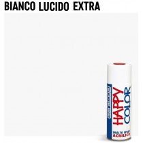 Vernice spray brillante a rapida essicazione 400 ml per superfici metalliche, vetro, porcellana, legno Bianco lucido extra SARAT