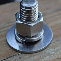 Rondella piatta in ferro zincato larga Ø 6x18mm per fissaggio viti e bulloni - Rondella piatta in ferro zincato larga. UNI 659
