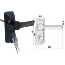 Cisa 07078.68 Comando esterno per maniglioni antipanico CISA - ✅ Maggiore lunghezza della maniglia +55mm per una migliore impug