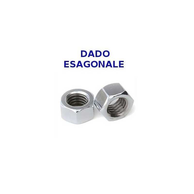 Buy Dado esagonale medio UNI 5588 in acciaio zincato M27 