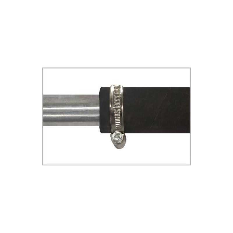 Buy Fascetta inox stringitubo a banda piena da 12mm Ø 90-110 