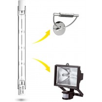Lampada alogena lineare 78mm attacco R7S 100W luce calda LABOR - ✅ Lampada alogena lineare 220V-240V da 100W, adatto per base d