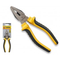 Pinza universale da elettricista Topex in acciaio con impugnatura rivestita in materiale bicomponente 160 mm TOPEX - ✅ Le pinze