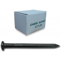Chiodi in acciaio brunito a testa bombata 4x70 1,0 kg - I chiodi sono piccoli elementi di fissaggio utilizzati per unire mater